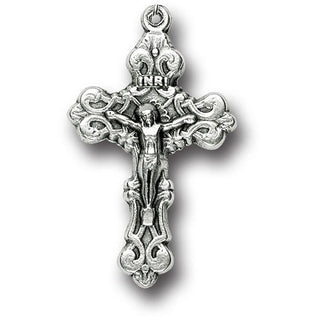 1 1/2" Oxidized Crucifix with Like Cloverleaf Edges 25-Pack