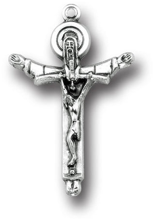 1 1/2" Trinity Oxidized Cross 25-Pack