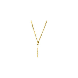 24K Yellow Gold-Plated 28.6x20.87 mm St. Michael 24" Necklace