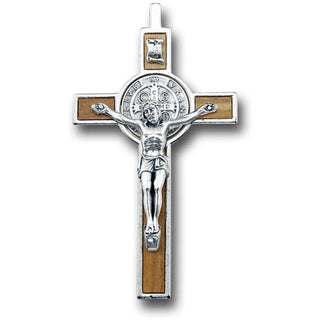St Benedict Olive Wood Cross