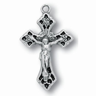 1 1/2" Oxidized Crucifix 25-Pack