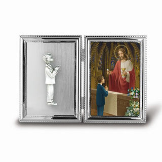 Boy Kneeling Picture Frame