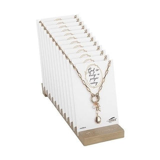 24-Piece Set Prayer Locket Necklac With Display