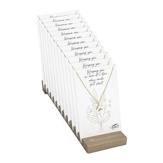 24-Piece Set Remembrance Necklaces With Display - 16-18-Inch Length