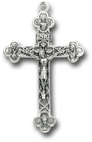 2 1/2 Oxidized Crucifix 25-Pack
