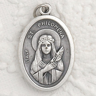 25-Pack - St Philoemena - Oxidized Pendant