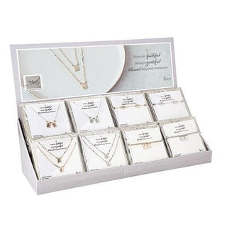 32-Piece Set Scapular Jewelry Asst With Display