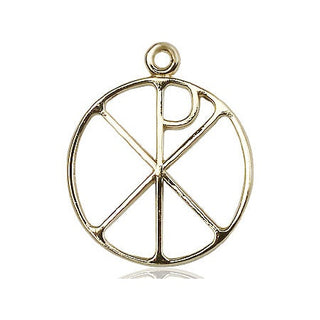 14kt Gold Chi Rho Medal