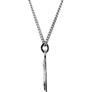 Sterling Silver 15 mm Round Pope John Paul II 18" Necklace 