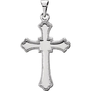 Platinum Cross Pendant