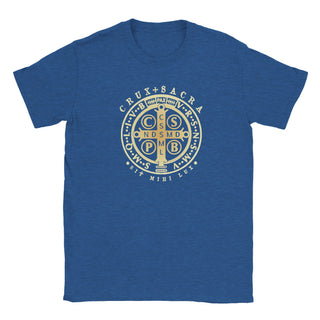 St. Benedict Medal Cross Gold T-Shirt - view 12