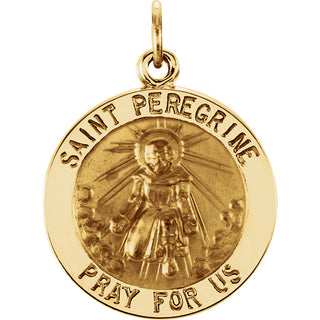 14K Yellow Gold St. Peregrine Pendant