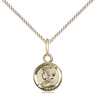 14kt Gold Saint Elizabeth Ann Seton Medal