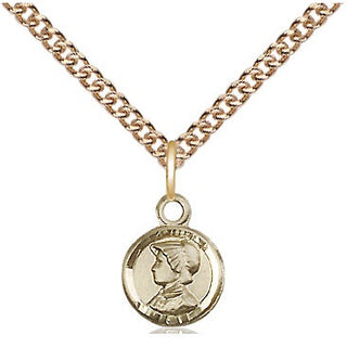 14kt Gold Saint Elizabeth Ann Seton Medal
