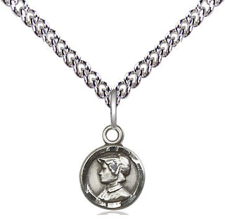 Sterling Silver Saint Elizabeth Ann Seton Medal Religious and Catholic Jewelry