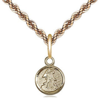 14kt Gold Guardian Angel Medal