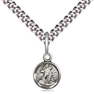 Pewter Guardian Angel Medal Religious and Catholic Jewelry