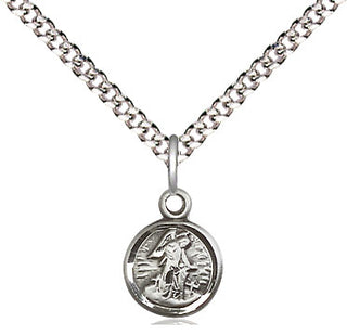 Pewter Guardian Angel Medal Religious and Catholic Jewelry