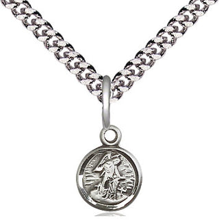 Pewter Guardian Angel Medal Religious and Catholic Jewelry