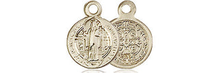14kt Gold Saint Benedict Medal