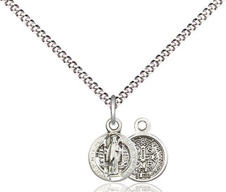 Pewter Saint Benedict Medal Religious and Catholic Jewelry