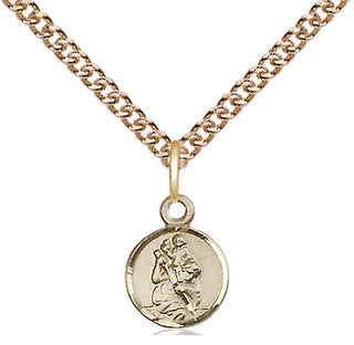 14kt Gold Filled Saint Christopher Medal Religious and Catholic Jewelry