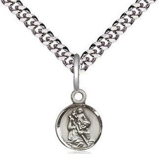 Sterling Silver Saint Christopher Medal Religious and Catholic Jewelry