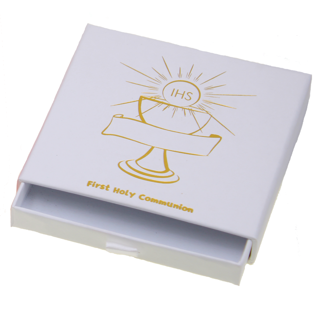 Bulk Communion Box with Drawer White | Catholic Shop – CatholicShop.com