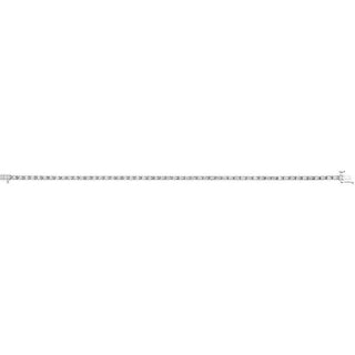 18K White 2 1/4 CTW Natural Diamond Line 7 1/4" Bracelet