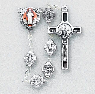 St Benedict Rosary Beads Have Jubilee Medal