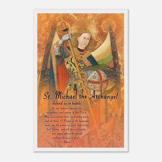 St. Michael the Archangel Prayer Framed Print - view 2