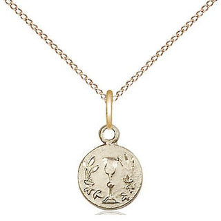 14kt Gold Communion Chalice Medal