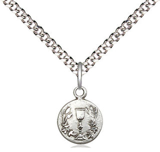 Sterling Silver Communion Chalice Medal Religious and Catholic Jewelry