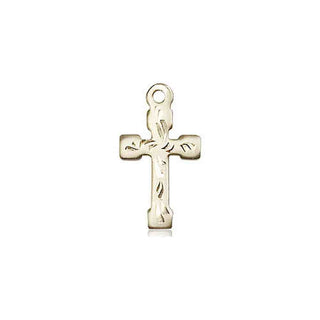 14kt Gold Filled Cross Medal