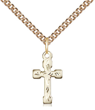 14kt Gold Cross Medal