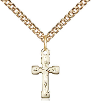 14kt Gold Cross Medal