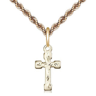 14kt Gold Cross Medal