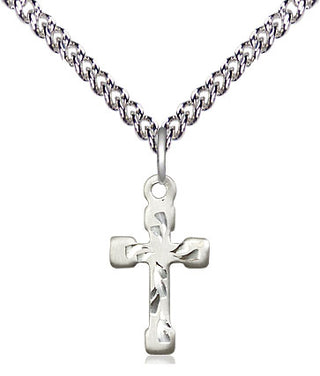 Sterling Silver Cross Medal Religious and Catholic Jewelry