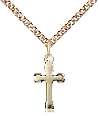 14kt Gold Cross Medal