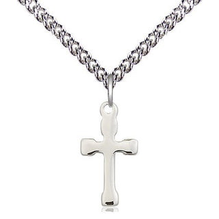 Sterling Silver Cross Medal Religious and Catholic Jewelry