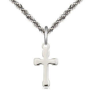 Sterling Silver Cross Medal Religious and Catholic Jewelry