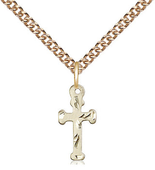 14kt Gold Cross Medal