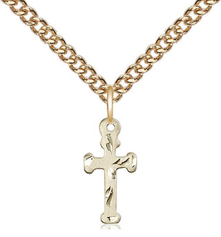 14kt Gold Cross Medal