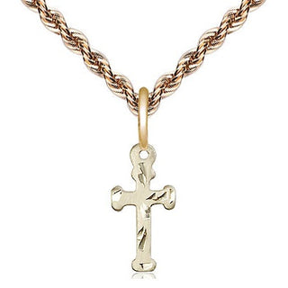 14kt Gold Cross Medal