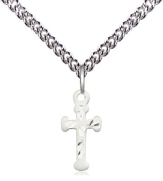 Sterling Silver Cross Medal Religious and Catholic Jewelry