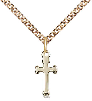 14kt Gold Filled Cross Medal Religious and Catholic Jewelry