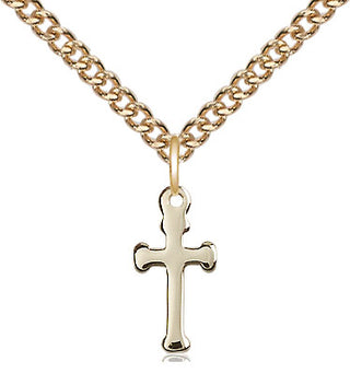 14kt Gold Cross Medal