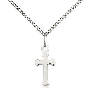 Sterling Silver Cross Medal Religious and Catholic Jewelry
