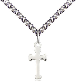 Sterling Silver Cross Medal Religious and Catholic Jewelry
