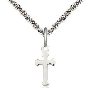 Sterling Silver Cross Medal Religious and Catholic Jewelry